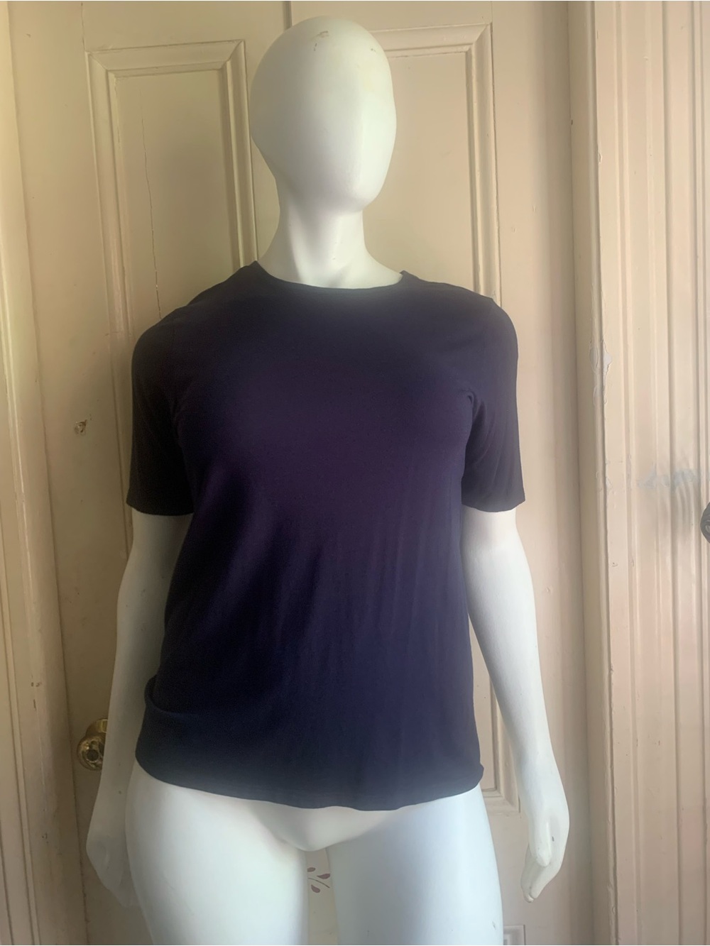 Universal Standard Navy Short-Sleeve Crew Tee